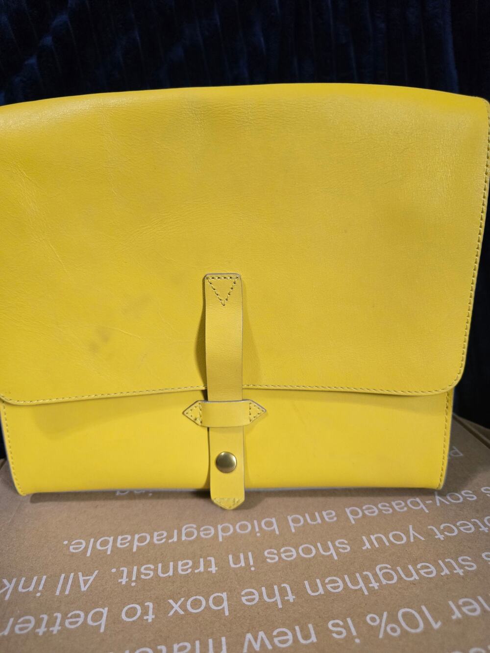 IIIBeCa by Joy Gryson Yellow Leather Crossbody